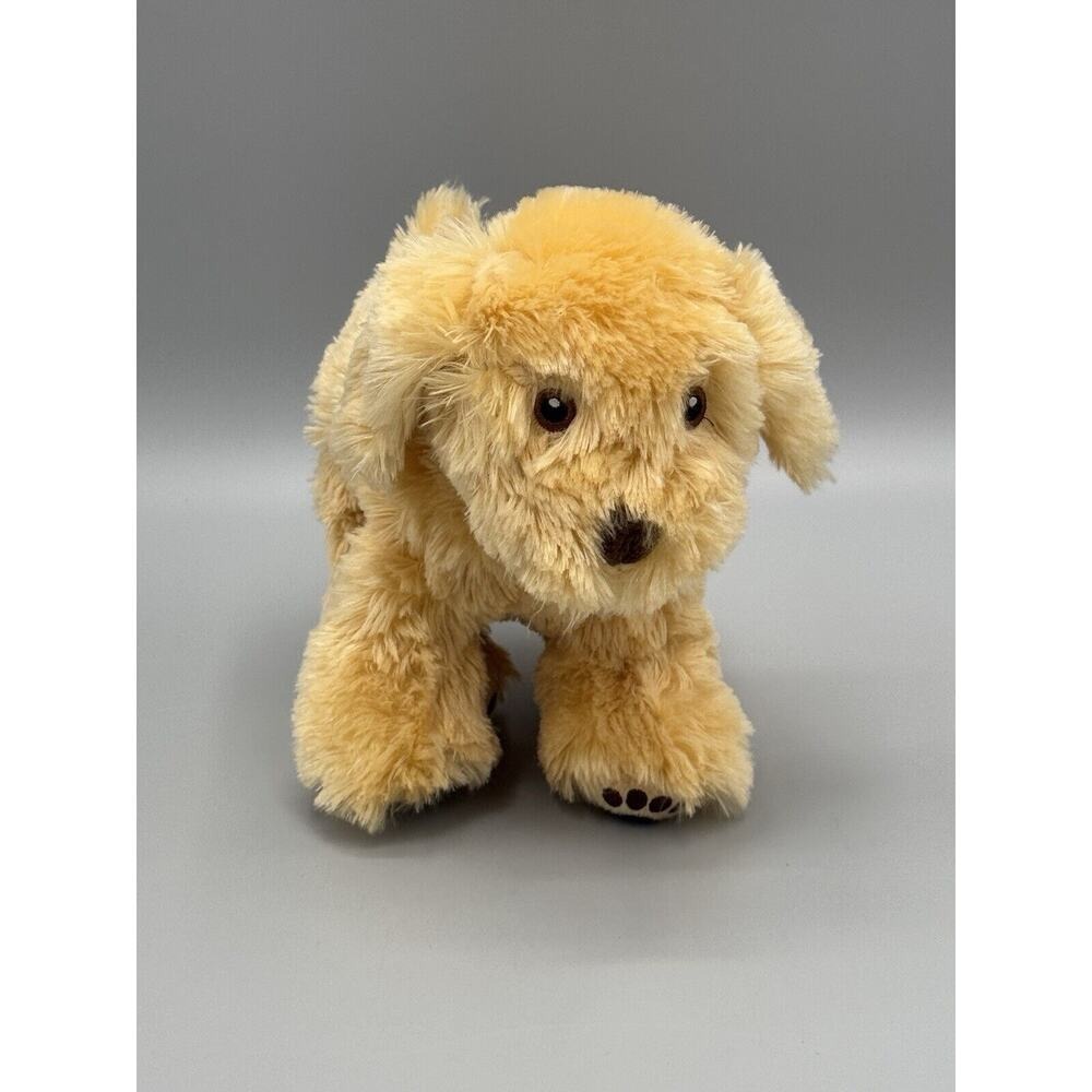 Lakeshore Yellow Lab Poseable DOG Golden Retriever Plush Stuffed Puppy 10"